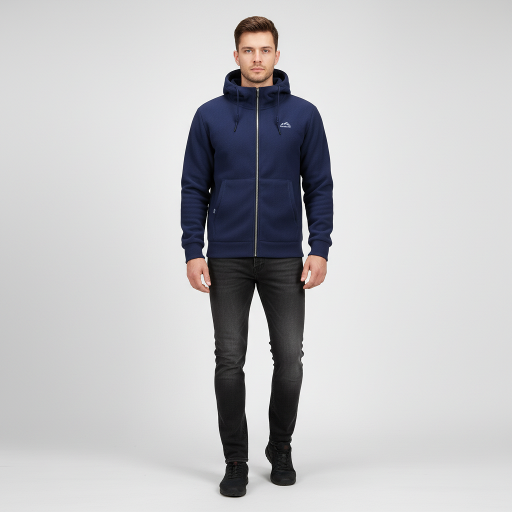 Herren Fleecejacke Warm Isoliert Florian