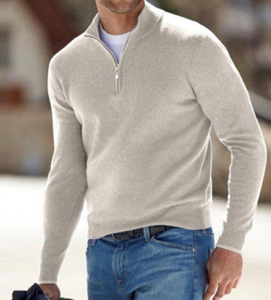 Herren Reißverschluss Pullover