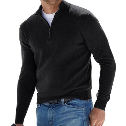 Herren Reißverschluss Pullover