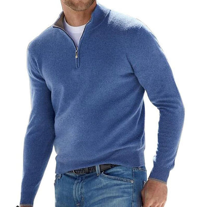 Herren Reißverschluss Pullover