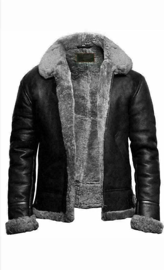 Elarova |  Herren Winterjacke Anton mit Kunstpelz