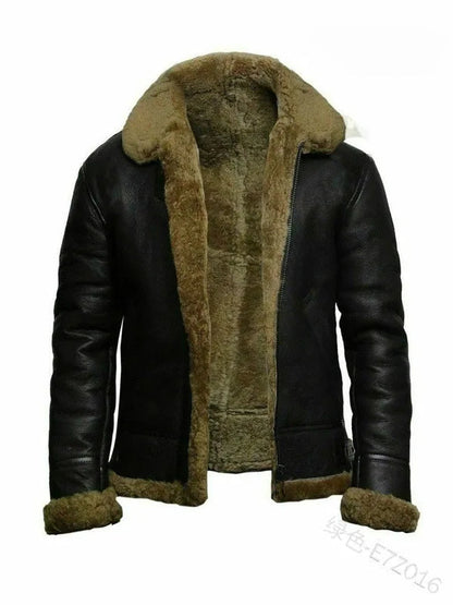 Elarova |  Herren Winterjacke Anton mit Kunstpelz