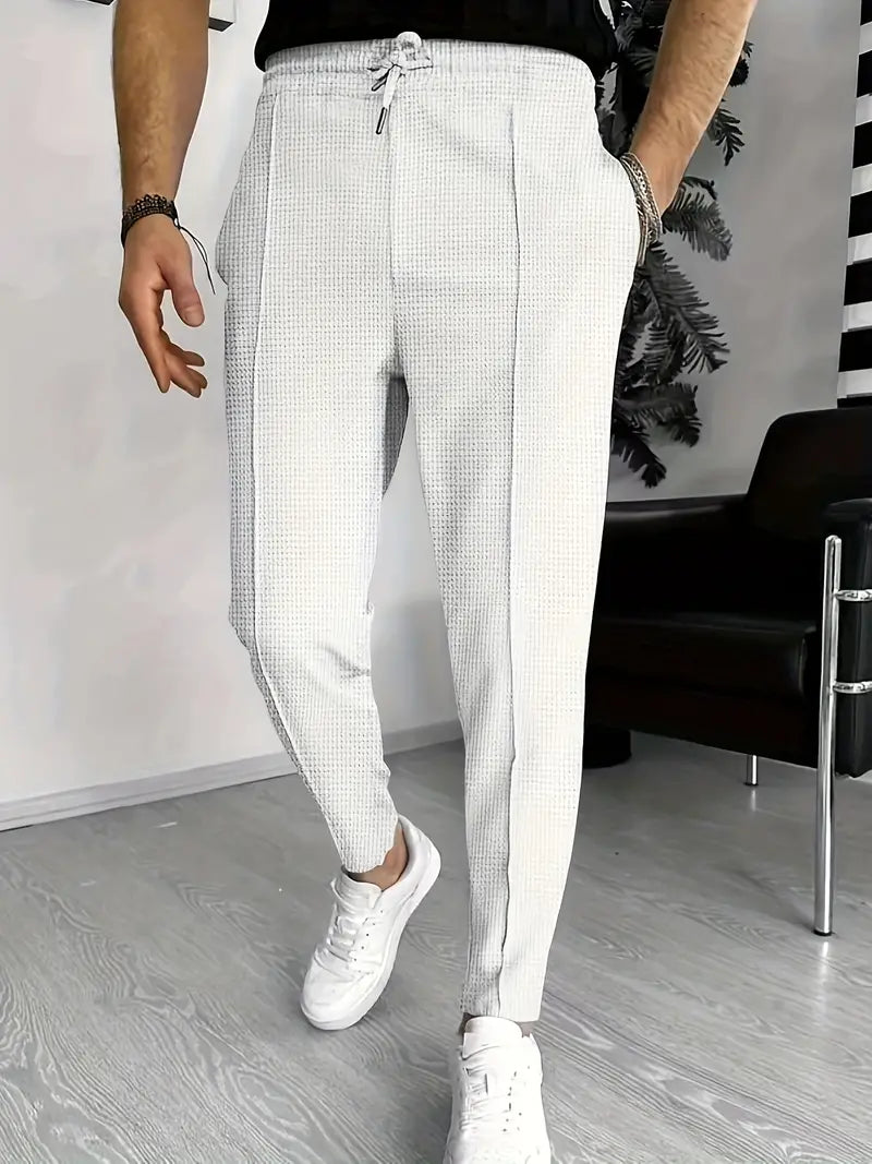 Herrenhose mit Waffelmuster - Marco