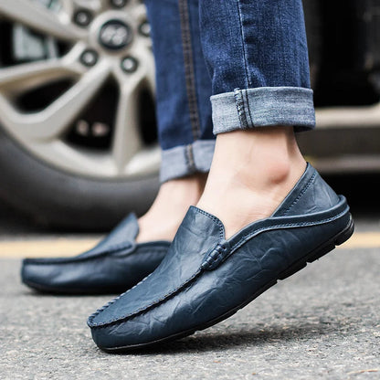 Herrenloafer aus echtem italienischem Leder