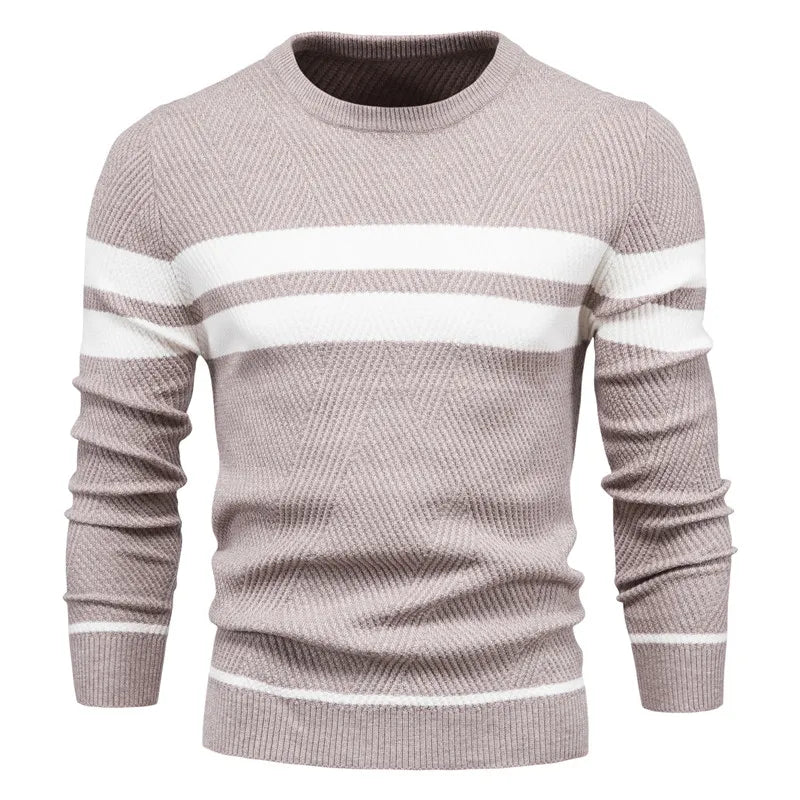 Herrenpullover Strick - Kiefer