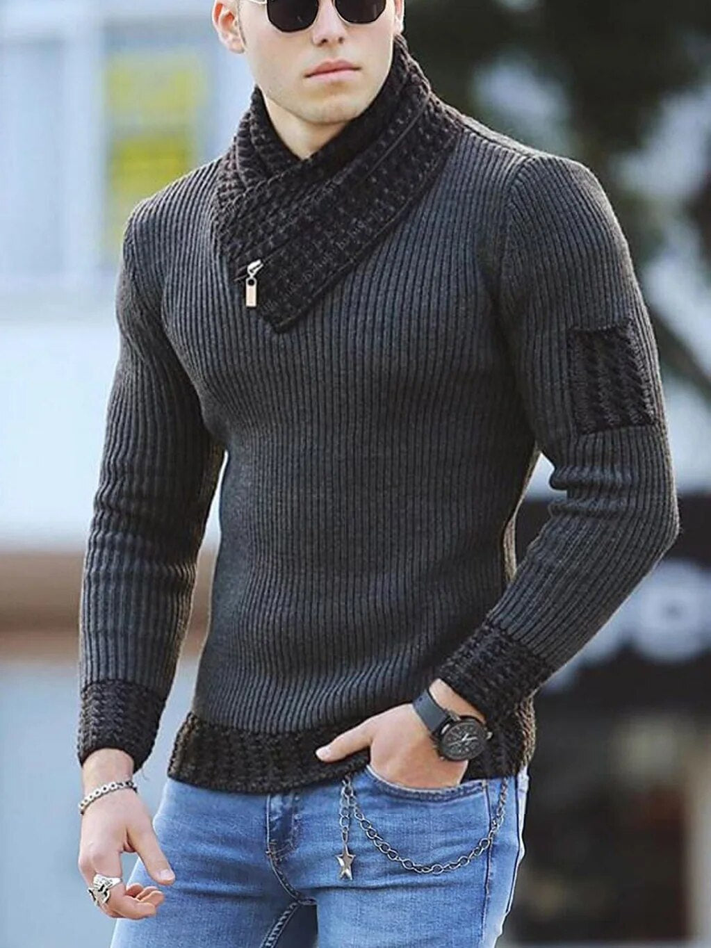 Herrenpullover im Vintage-Stil - Lawrence