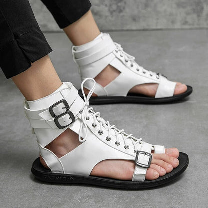 Herrensandalen im Retro-Design mit modernem Tragekomfort für alle Gelegenheiten