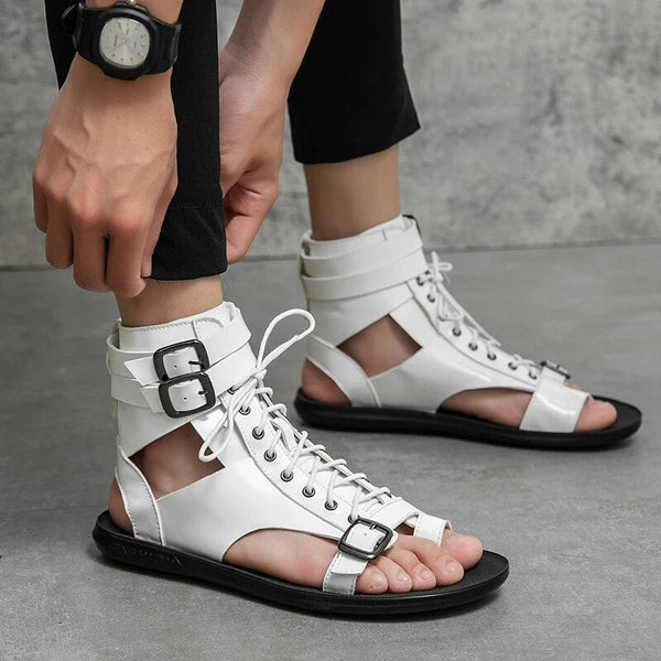 Herrensandalen im Retro-Design mit modernem Tragekomfort für alle Gelegenheiten