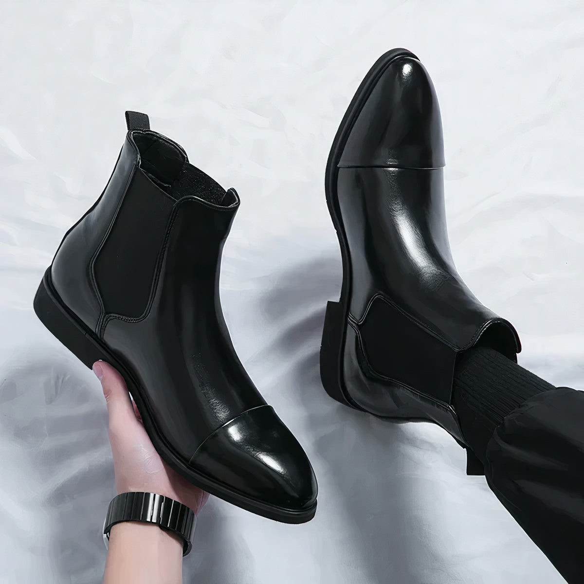 Herrenschuhe Chelsea Boots - Modell Henrik