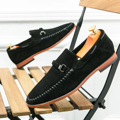 Herrenschuhe aus echtem Leder