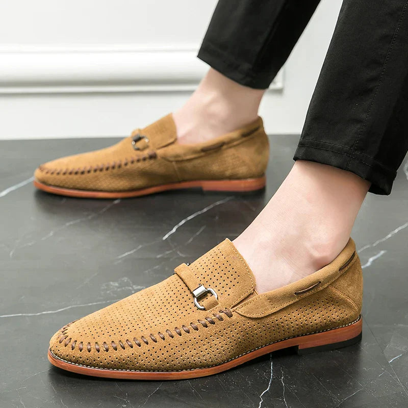 Herrenschuhe aus echtem Leder