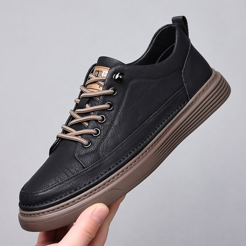 Herrenschuhe aus echtem Leder - Modell Egon