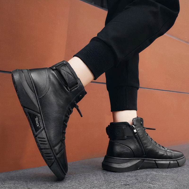 Herrenstiefel aus Leder - Arvin