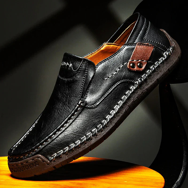 High-End Men's Leather Loafers - Elbert