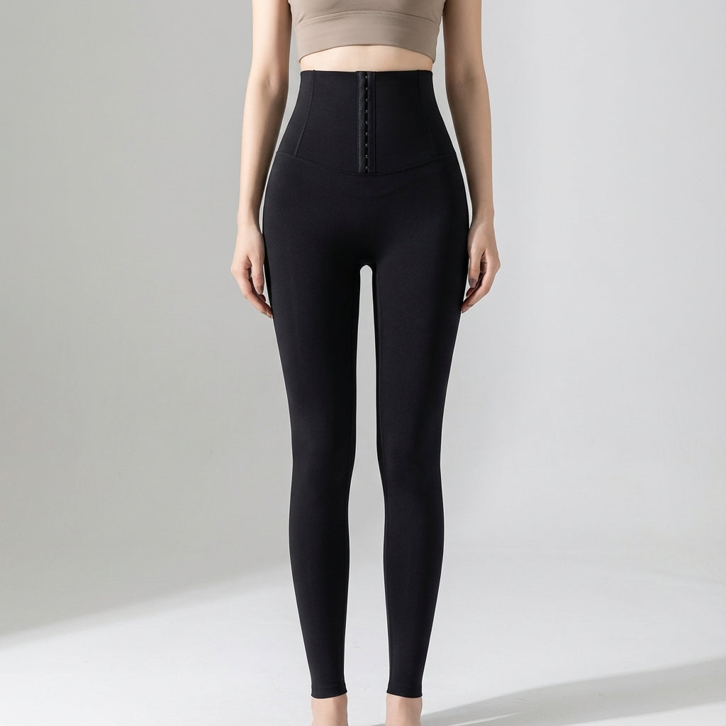 Hohe Taille Shaping Leggings Damen