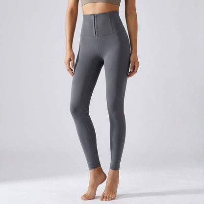 Hohe Taille Shaping Leggings Damen