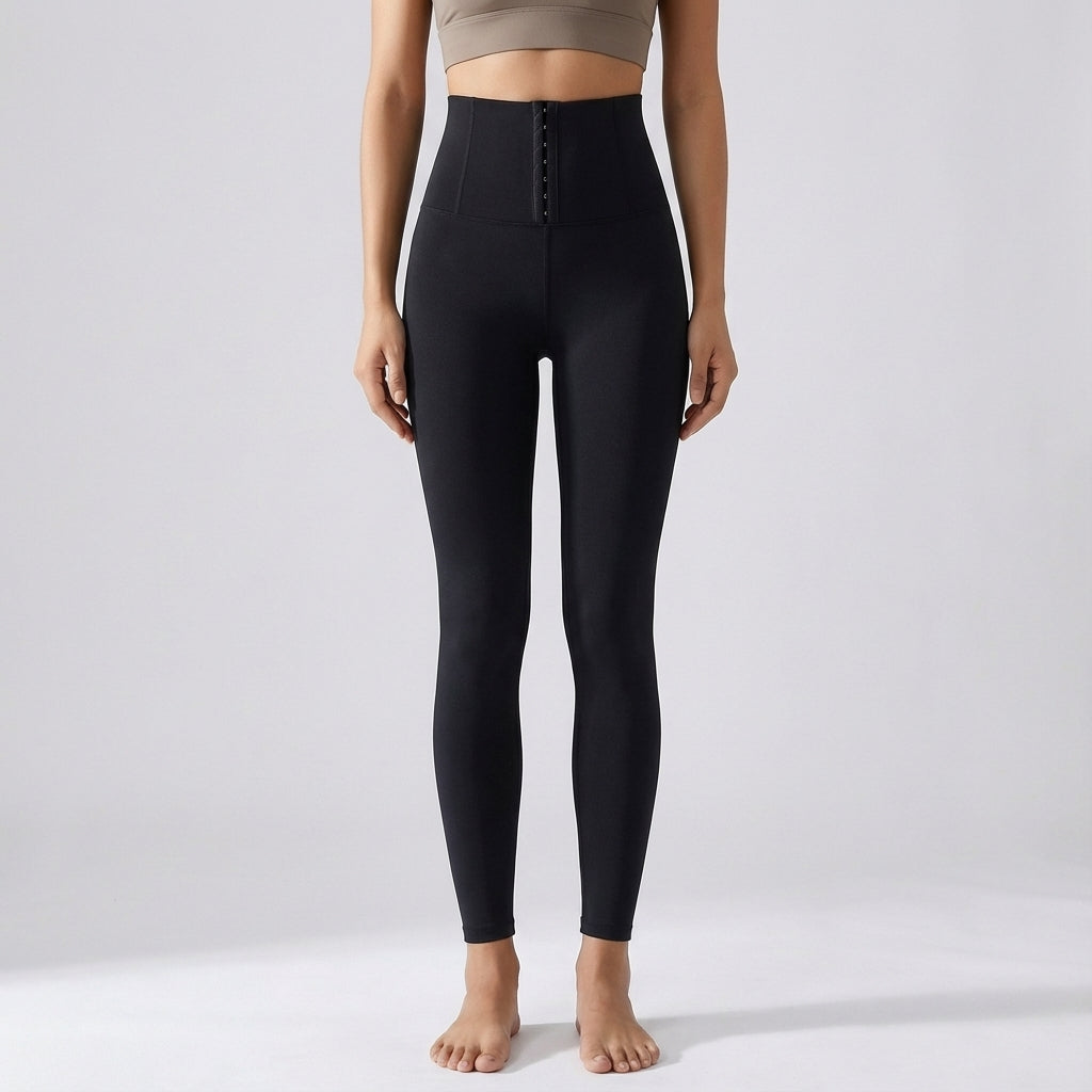 Hohe Taille Shaping Leggings Damen