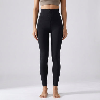 Hohe Taille Shaping Leggings Damen