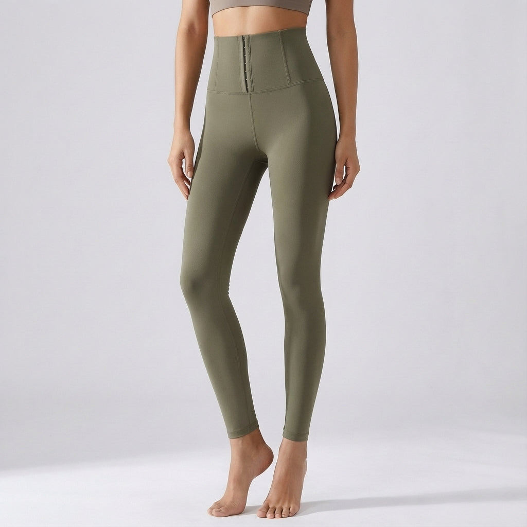 Hohe Taille Shaping Leggings Damen