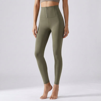 Hohe Taille Shaping Leggings Damen