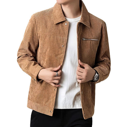 Hochwertige Herren Kord Übergangsjacke Klassisch