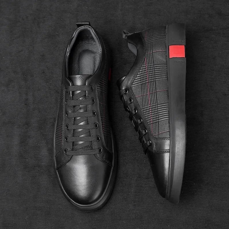 Hochwertige Herren Leder Sneakers