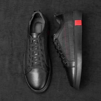 Hochwertige Herren Leder Sneakers