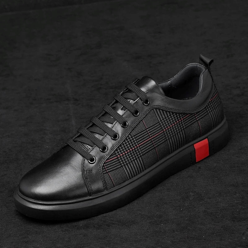 Hochwertige Herren Leder Sneakers