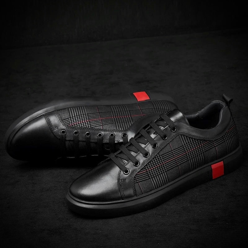 Hochwertige Herren Leder Sneakers