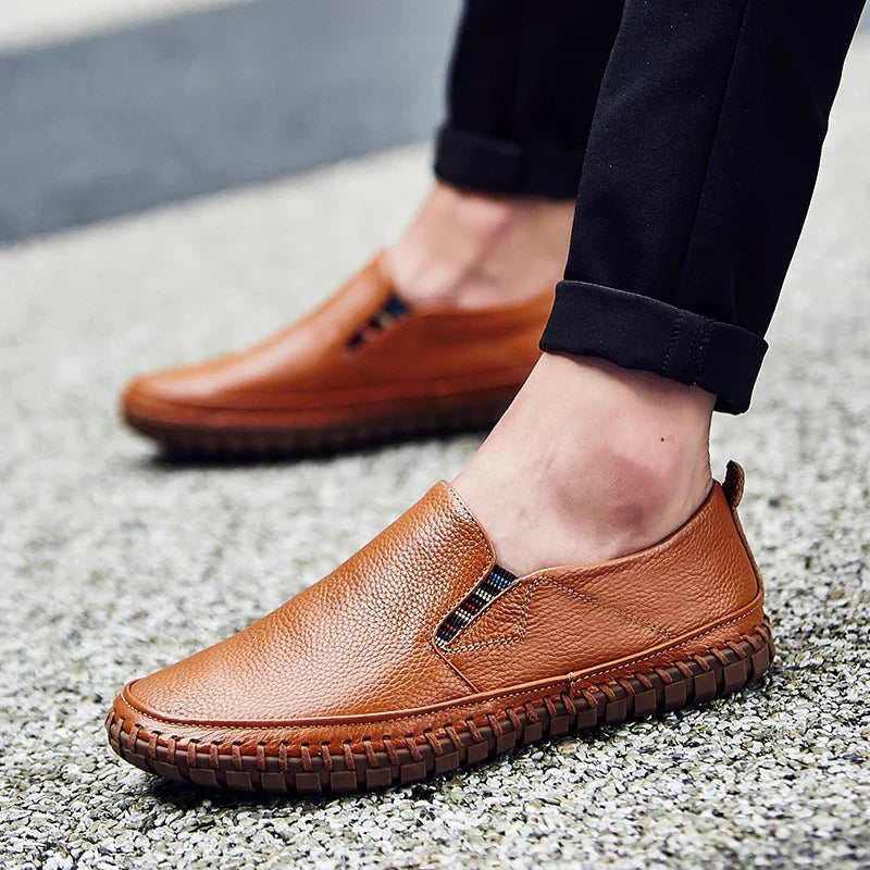Hochwertige Herren-Loafer aus Leder - Modell Milan