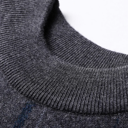Hochwertiger, stylischer Rundhalspullover für Herren
