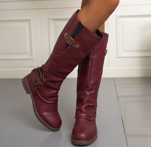 Hohe Lederstiefel von Jordyn