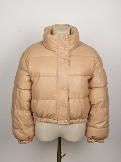Hovis - Damen-Steppjacke aus wasserabweisendem Leder