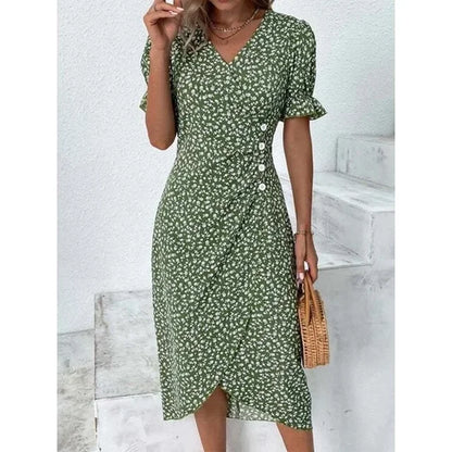 Isabelle™ – Damen Kleid mit Blumenmuster Atmungsaktiv