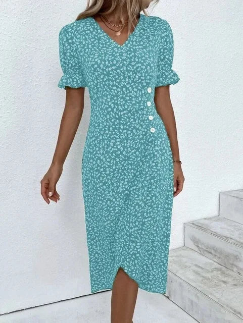 Isabelle™ – Damen Kleid mit Blumenmuster Atmungsaktiv