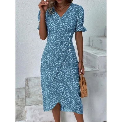 Isabelle™ – Damen Kleid mit Blumenmuster Atmungsaktiv