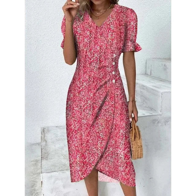 Isabelle™ – Damen Kleid mit Blumenmuster Atmungsaktiv