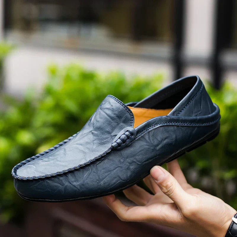 Italienische Leder-Loafer mit orthopädischer Funktion - Lance