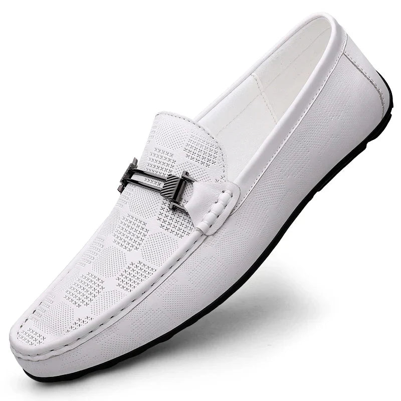Italienischer Herrenloafer aus echtem Leder