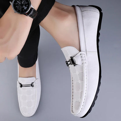 Italienischer Herrenloafer aus echtem Leder