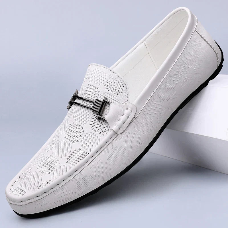 Italienischer Herrenloafer aus echtem Leder