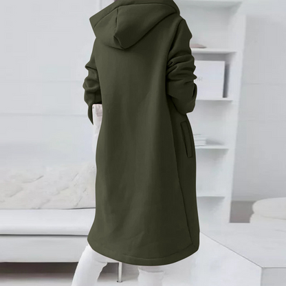 Elarova |  Jacke mit Reißverschluss und Kapuze für Damen
