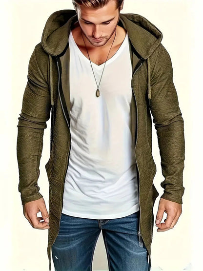 Elarova |  Jacke mit Reißverschluss und Kordel für Herren