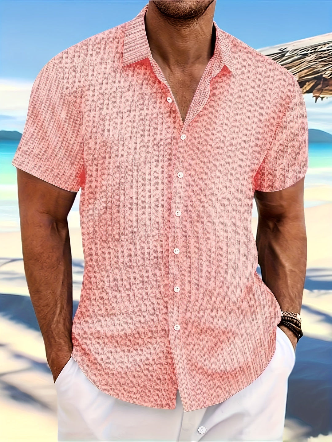 Joem Herren Sommerhemd, bequem