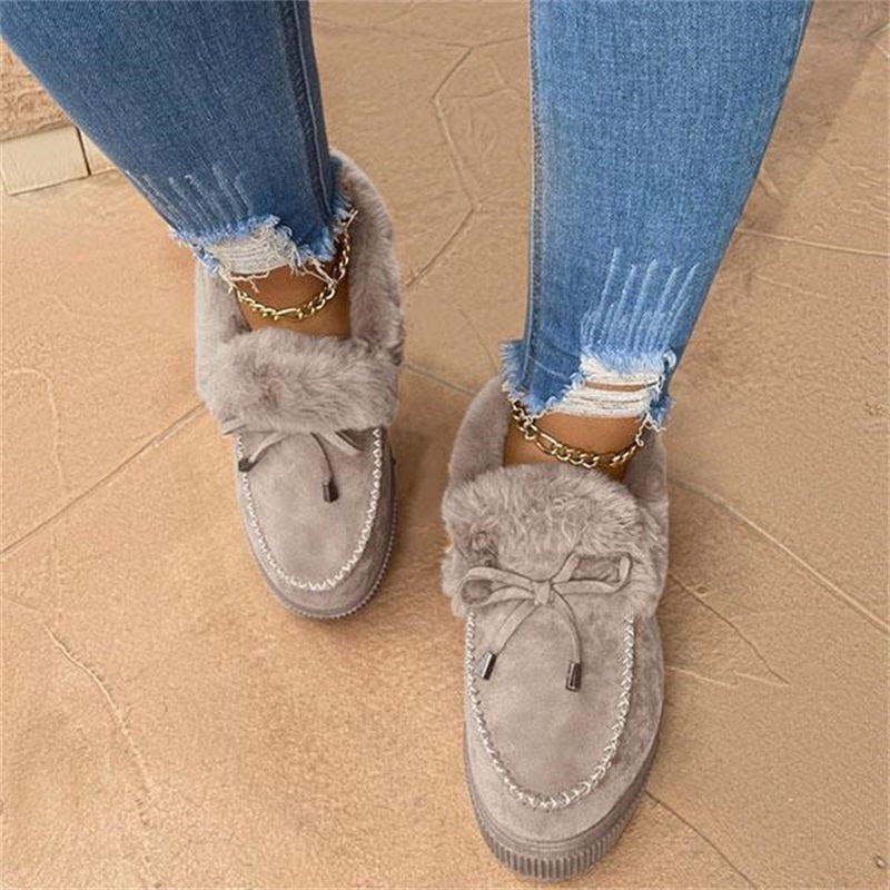 Júlia Winterstiefel - warme, runde Stiefel