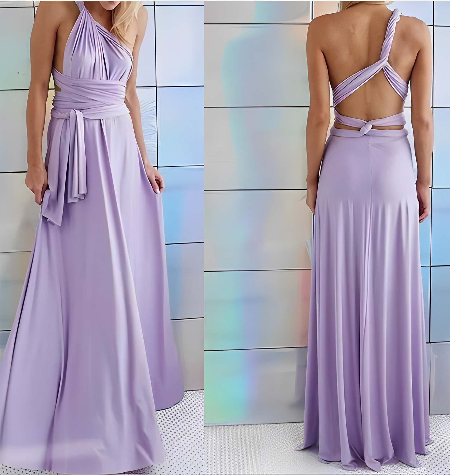Julianne: Elegantes langes Kleid für den Club
