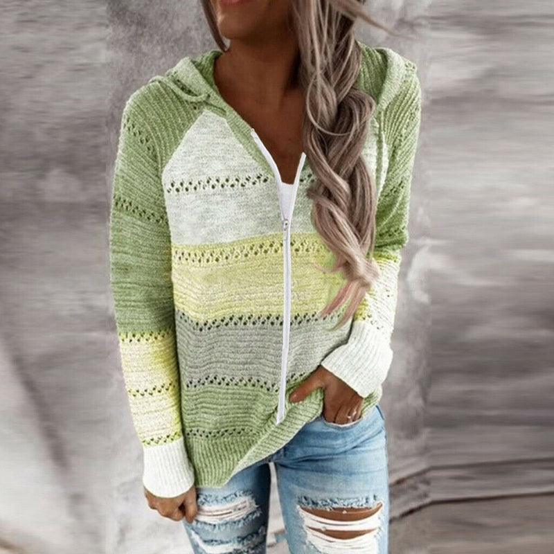 Juliette: Damen-Kapuzenpullover aus leichter Baumwolle