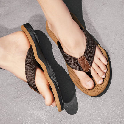 Herren Slipper Bequem Sommerlich Leicht