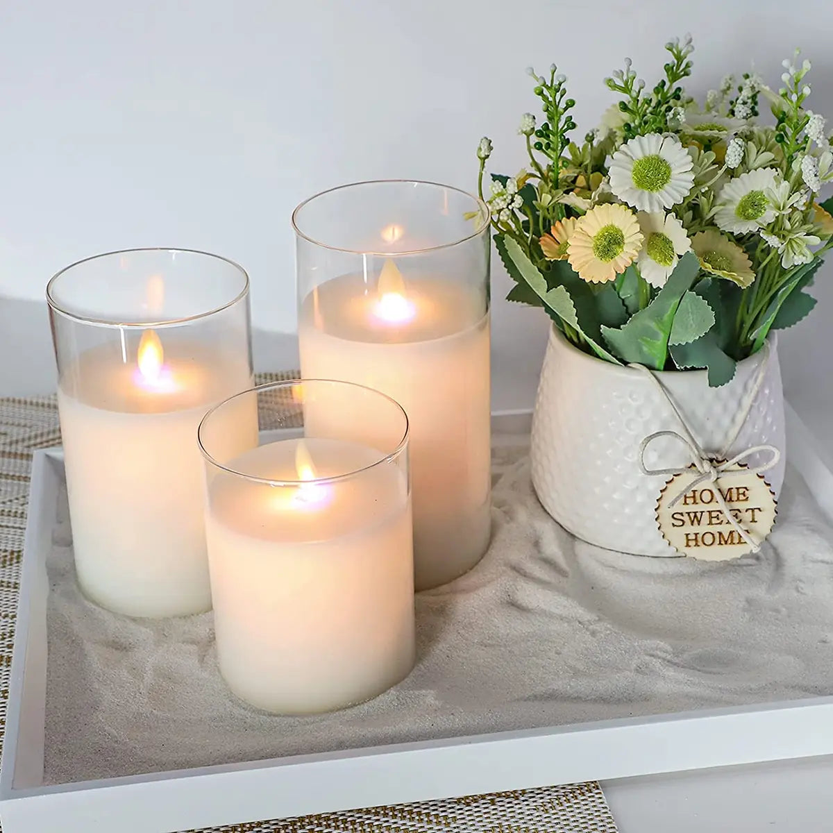 LED Kerzen-Set mit Fernbedienung Elegante Atmosphäre