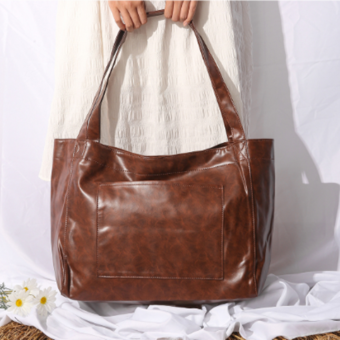 Kalindra Damen Vintage Schultertasche